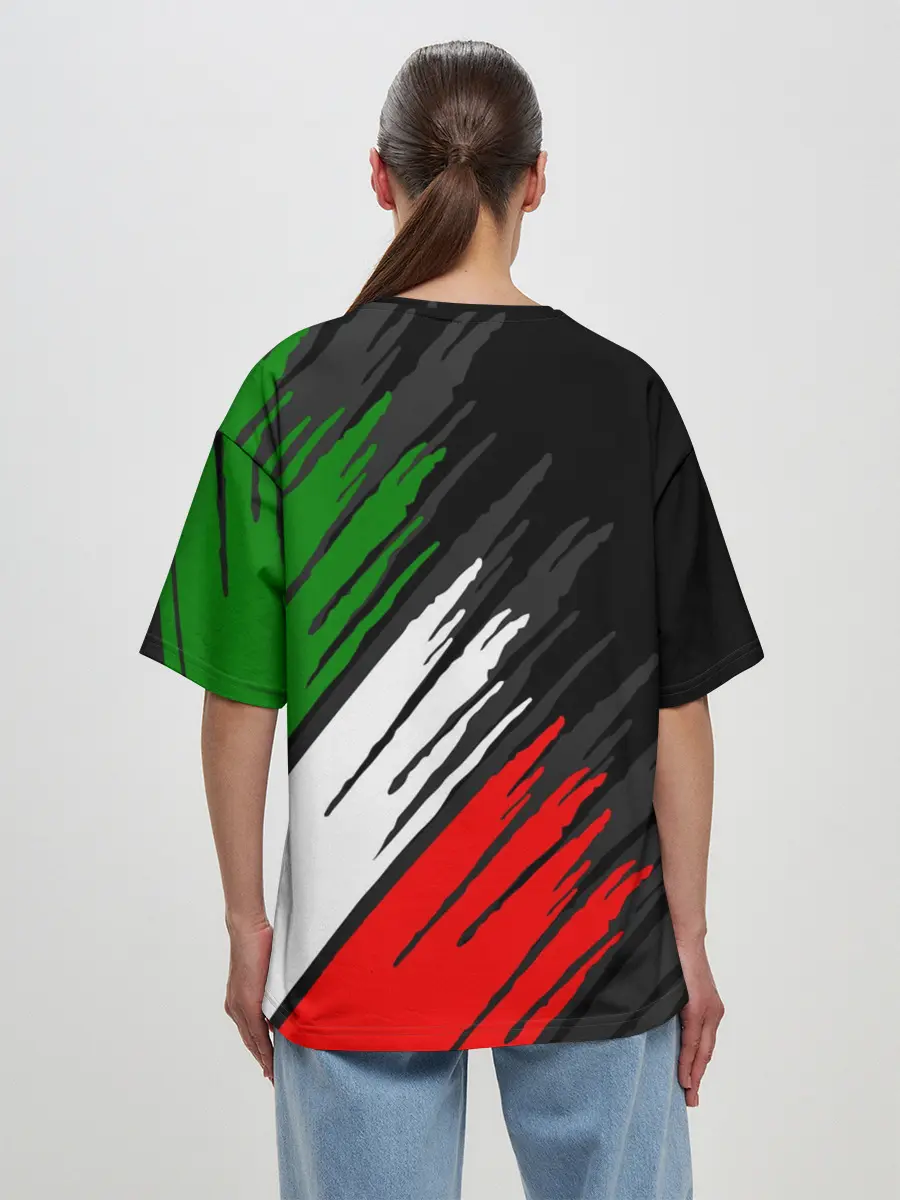 Женская футболка оверсайз / APRILIA / АПРИЛИЯ / ITALIA