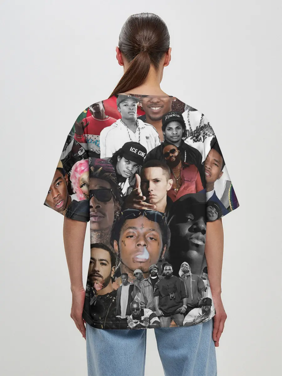 Женская футболка оверсайз / Короли Рэпа | KING RAP