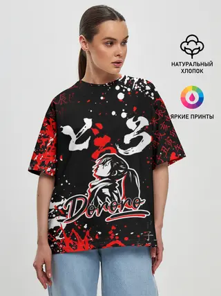 Женская футболка оверсайз / ДОРОРО / DORORO / АНИМЕ