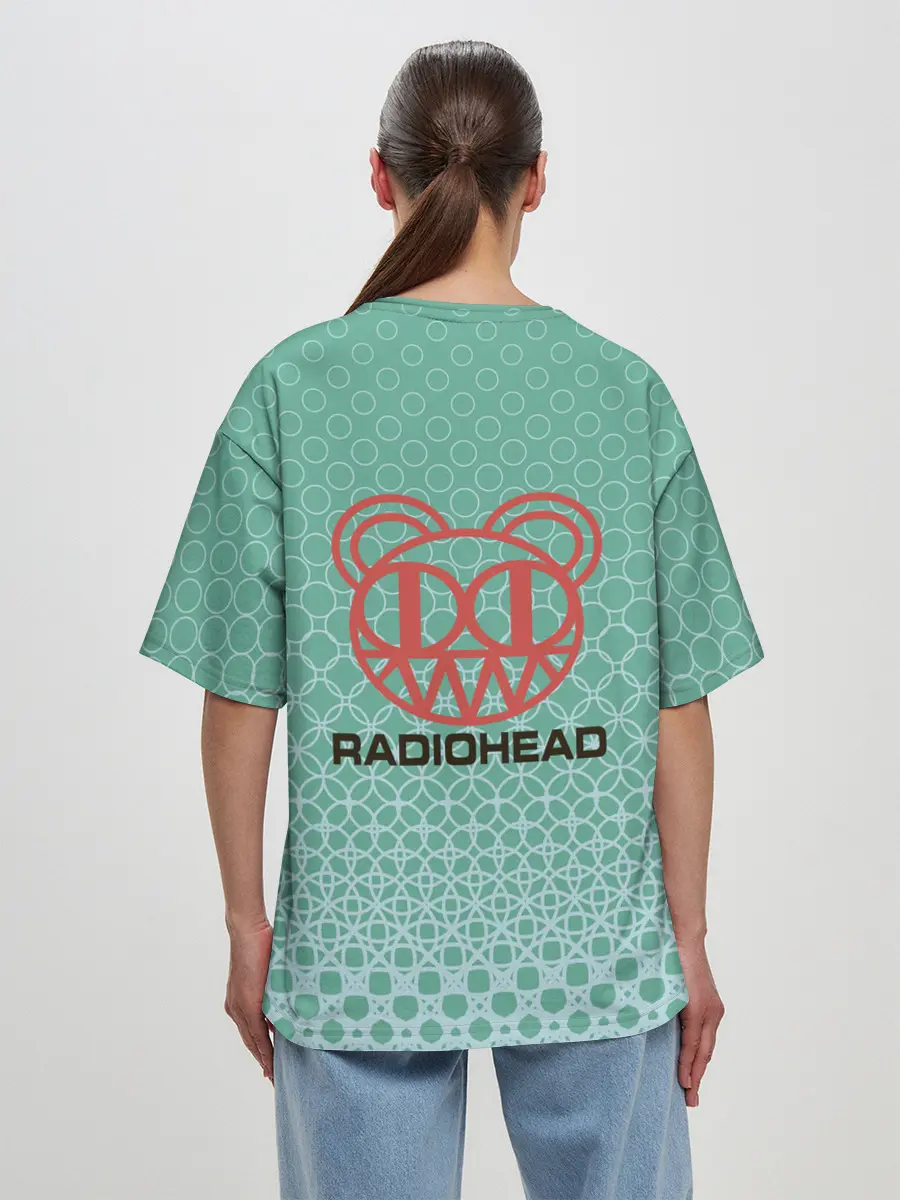 Женская футболка оверсайз / Radiohead | Радиохед | Logo
