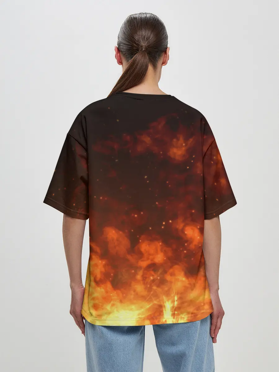 Женская футболка оверсайз / RAMMSTEIN | РАМШТАЙН