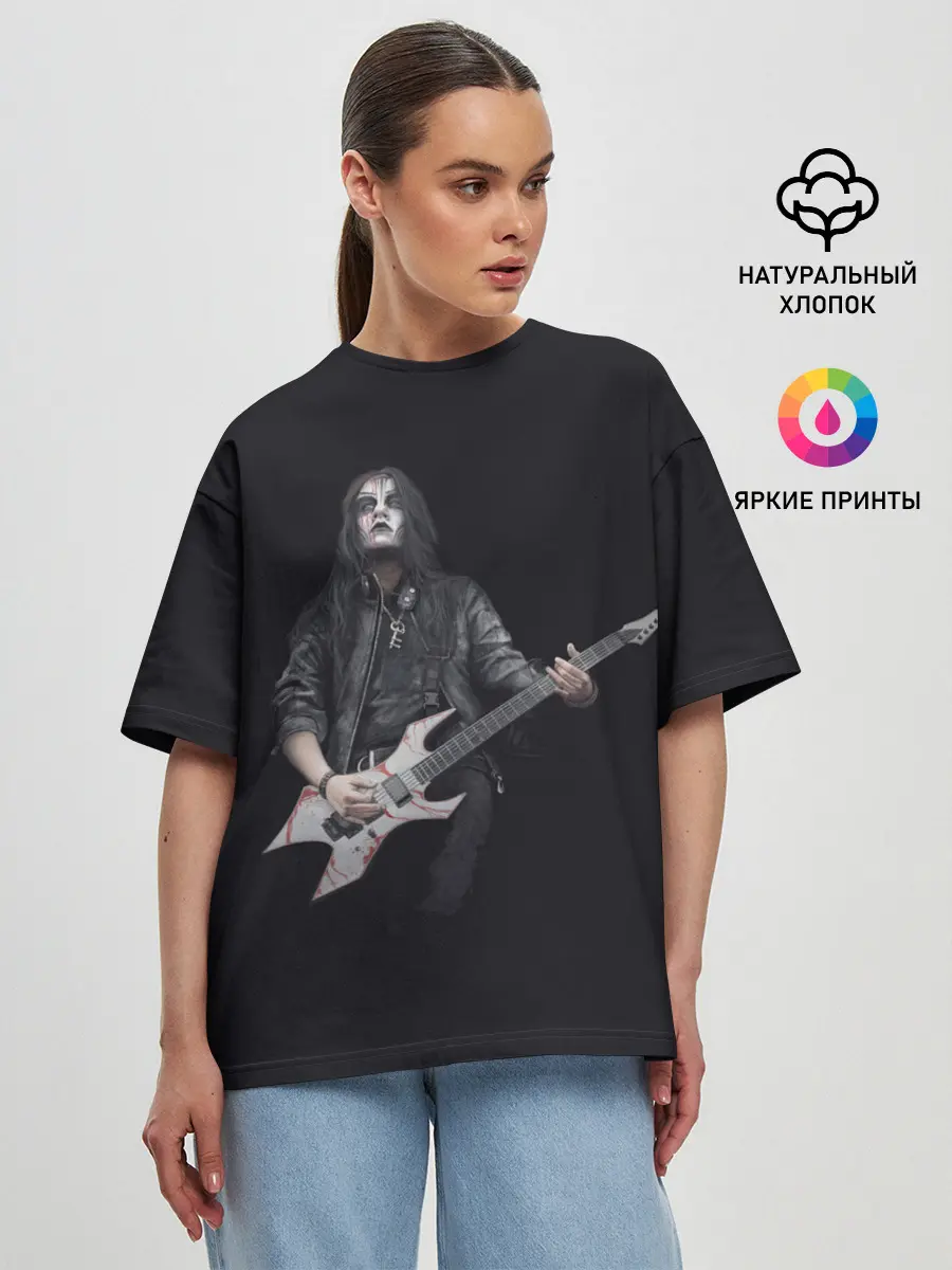 Женская футболка оверсайз / James Root