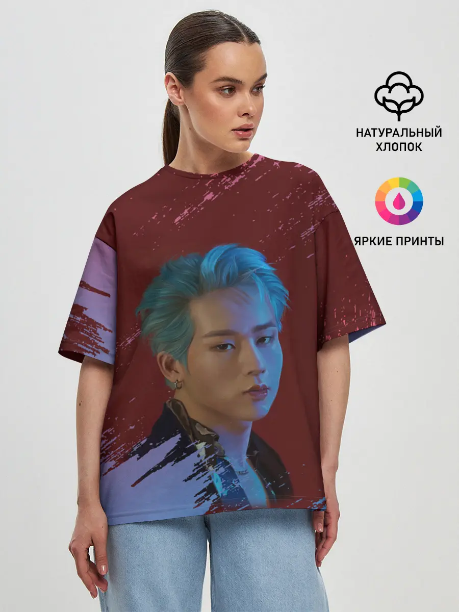 Женская футболка оверсайз / MONSTA X | MX