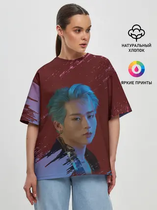 Женская футболка оверсайз / MONSTA X | MX