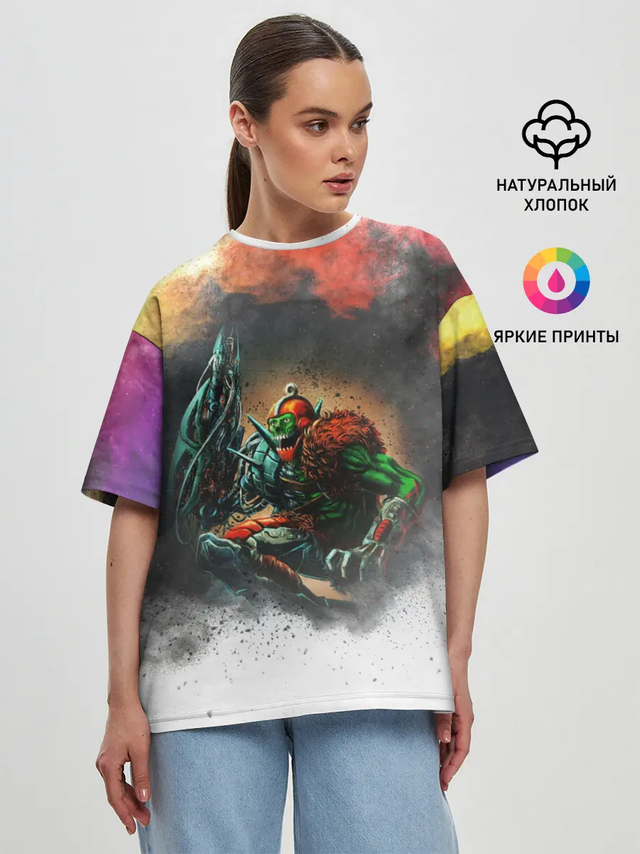 Женская футболка оверсайз / Хорд | Властелины вселенной
