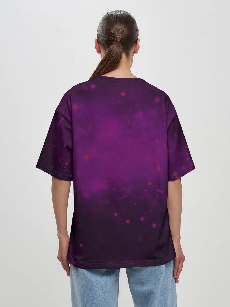 Женская футболка оверсайз / BILLIE EILISH | GLITCH