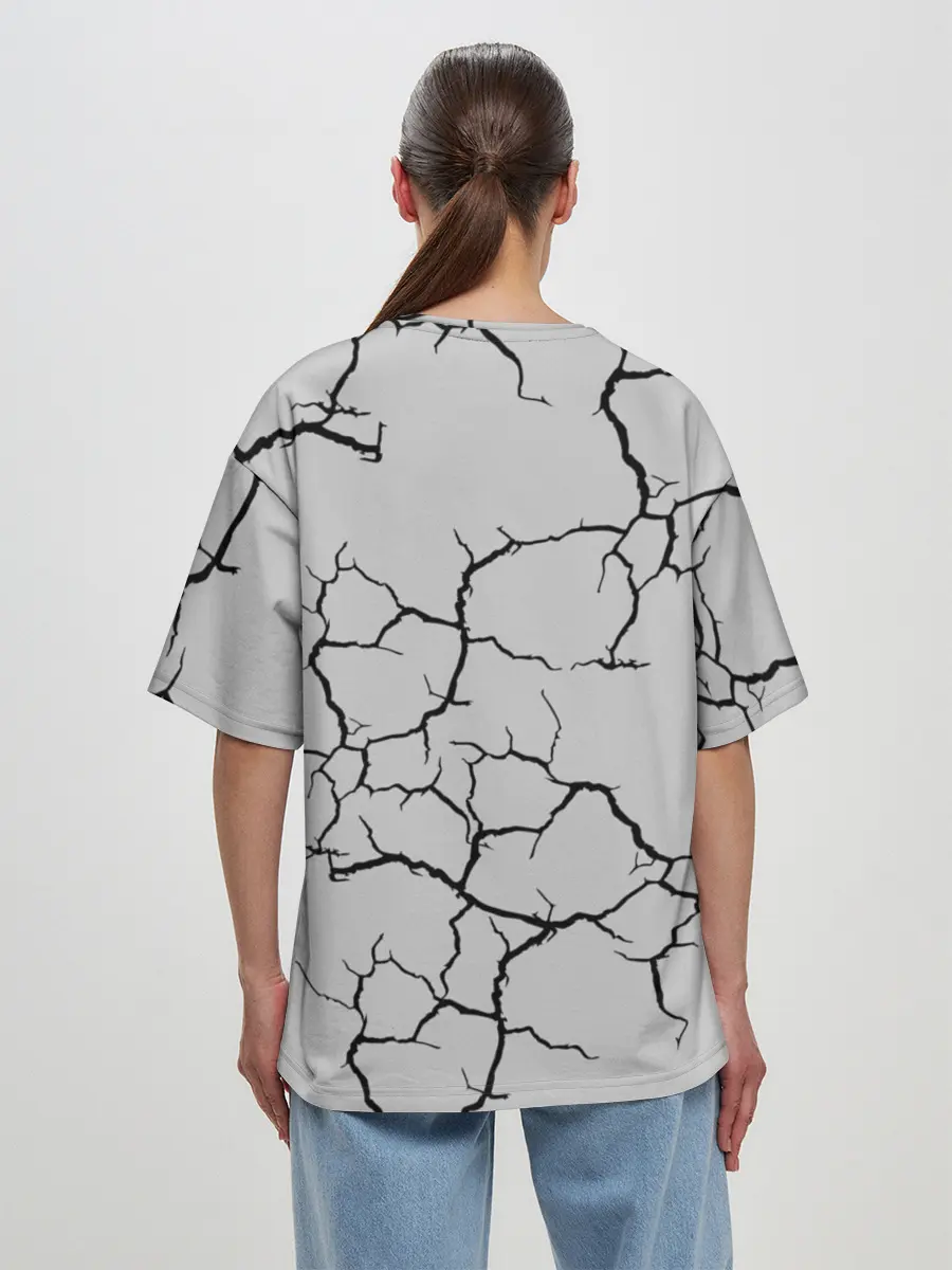 Женская футболка оверсайз / Horror | Сиреноголовый