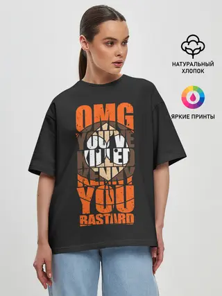 Женская футболка оверсайз / Они убили Кенни