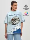 Женская футболка оверсайз / Nautilus Pompilius океан