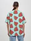 Женская футболка оверсайз / Дольки арбузов