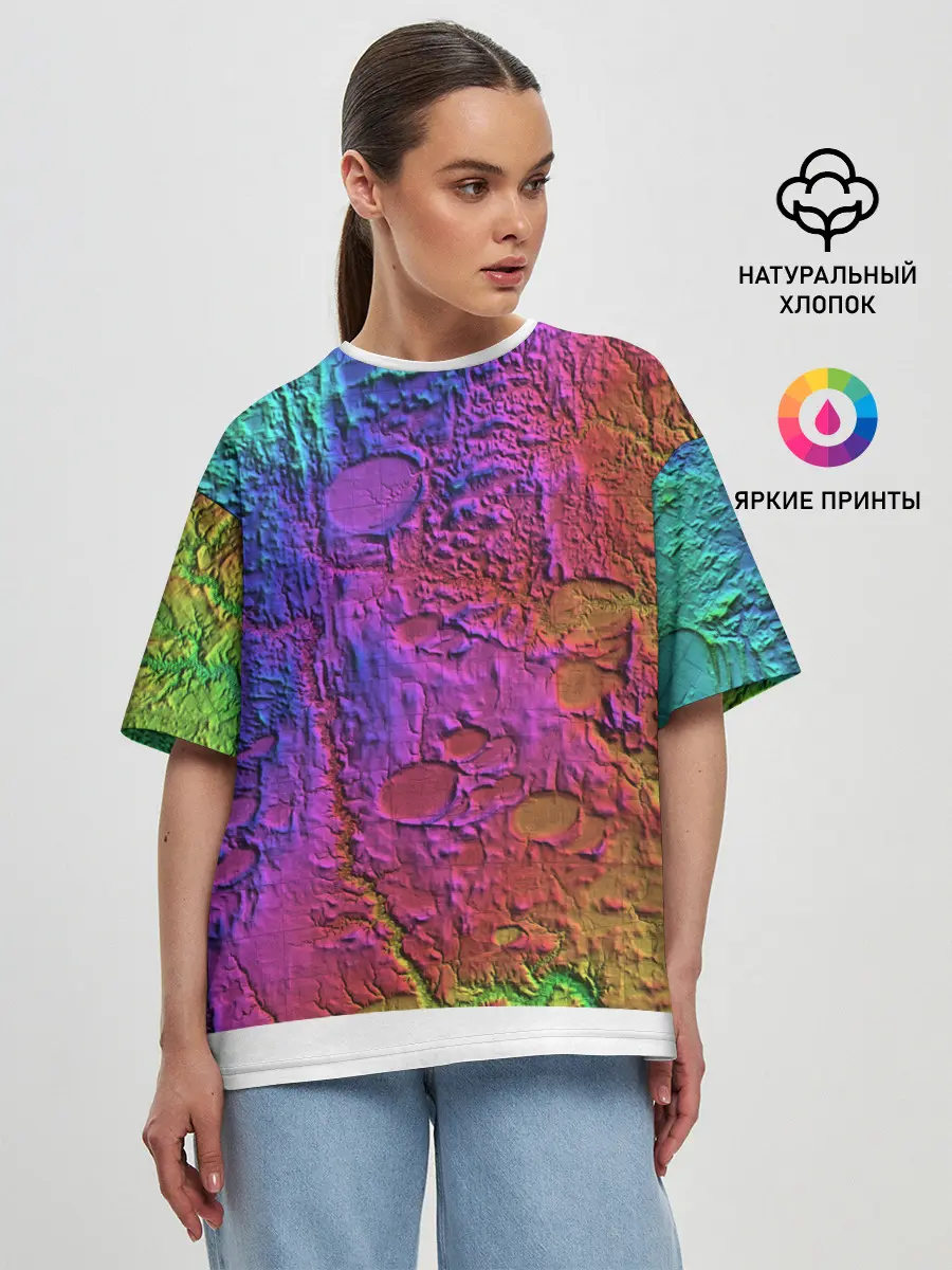 Женская футболка оверсайз / NEON