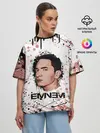 Женская футболка оверсайз / EMINEM | ЭМИНЕМ