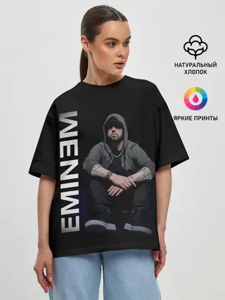 Женская футболка оверсайз / EMINEM