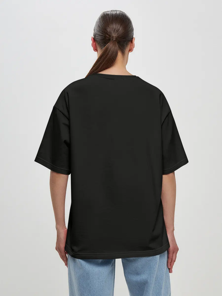 Женская футболка оверсайз / Будь как дома путник