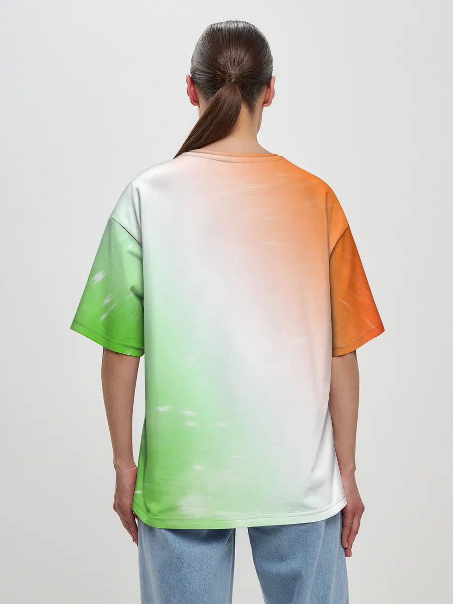 Женская футболка оверсайз / Pop It Anti Stress - Heart - Fire