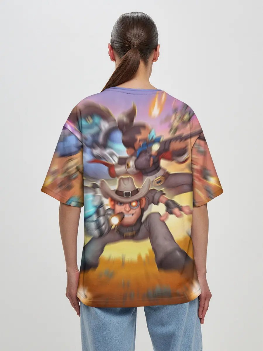 Женская футболка оверсайз / TombStar | ТомбСтар