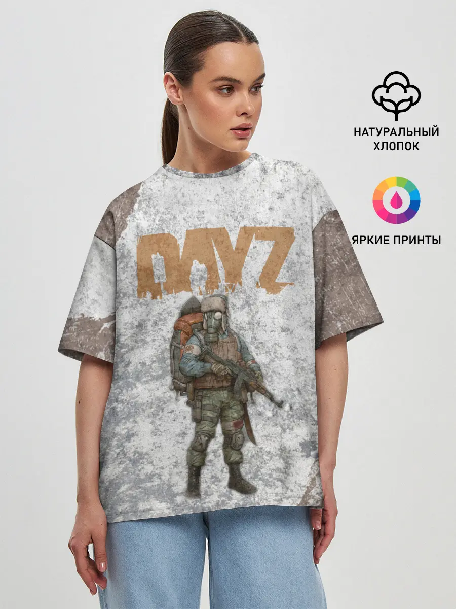 Женская футболка оверсайз / DAYZ | ДЕЙЗИ