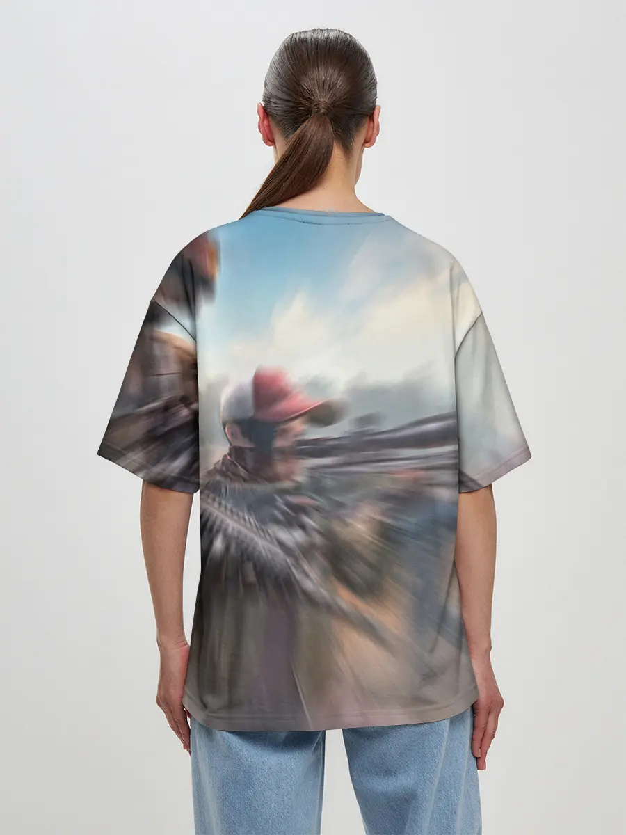 Женская футболка оверсайз / Королевская битва | ПУБГ