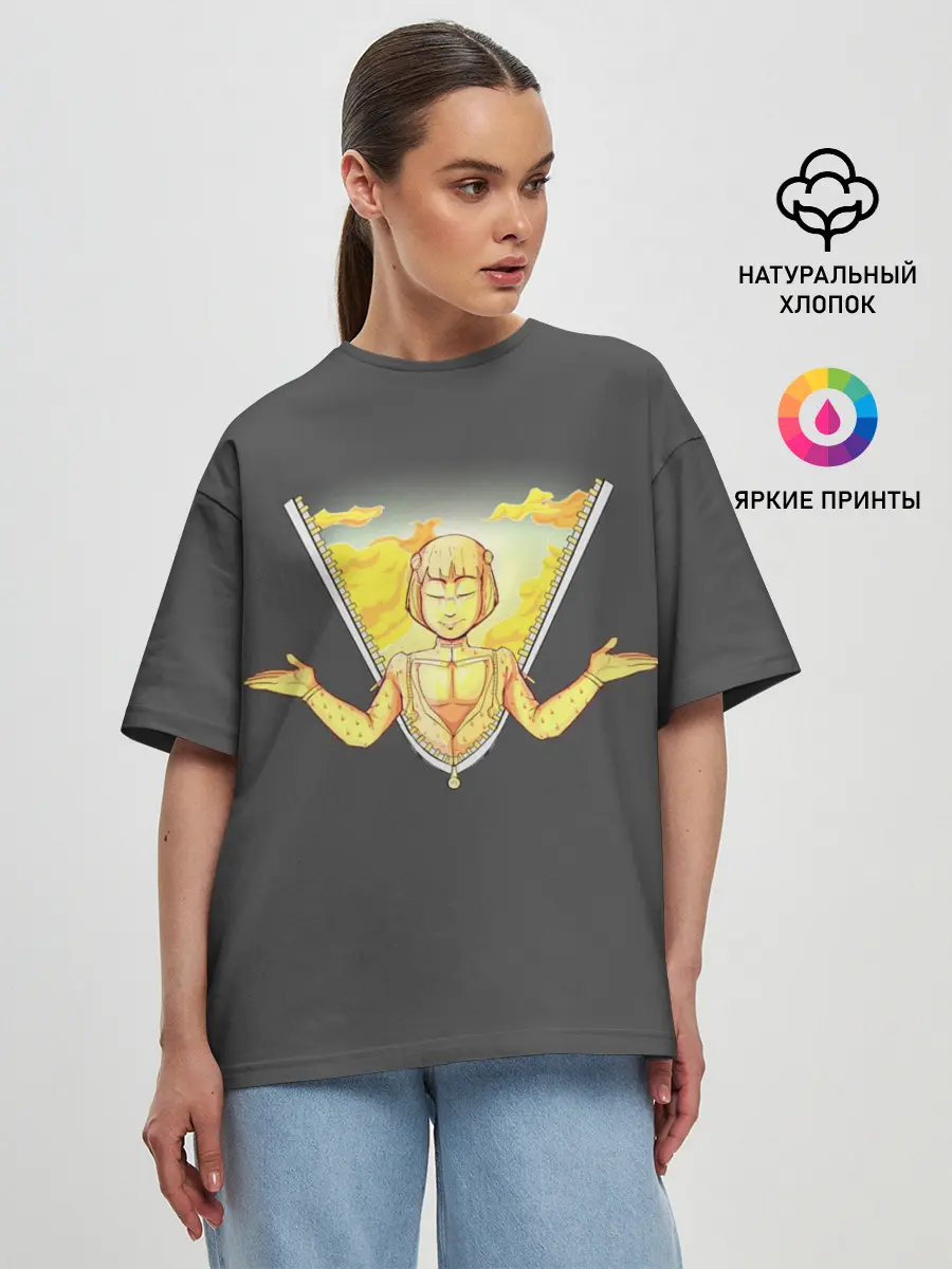 Женская футболка оверсайз / Прощай, Бруно. JoJo