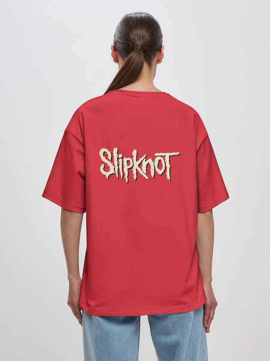 Женская футболка оверсайз / SLIPKNOT | СЛИПКНОТ