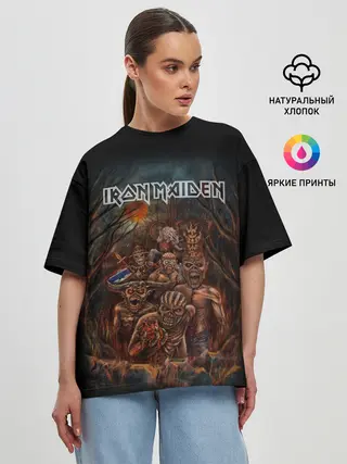Женская футболка оверсайз / IRON MAIDEN | АЙРОН МЕЙДЕН
