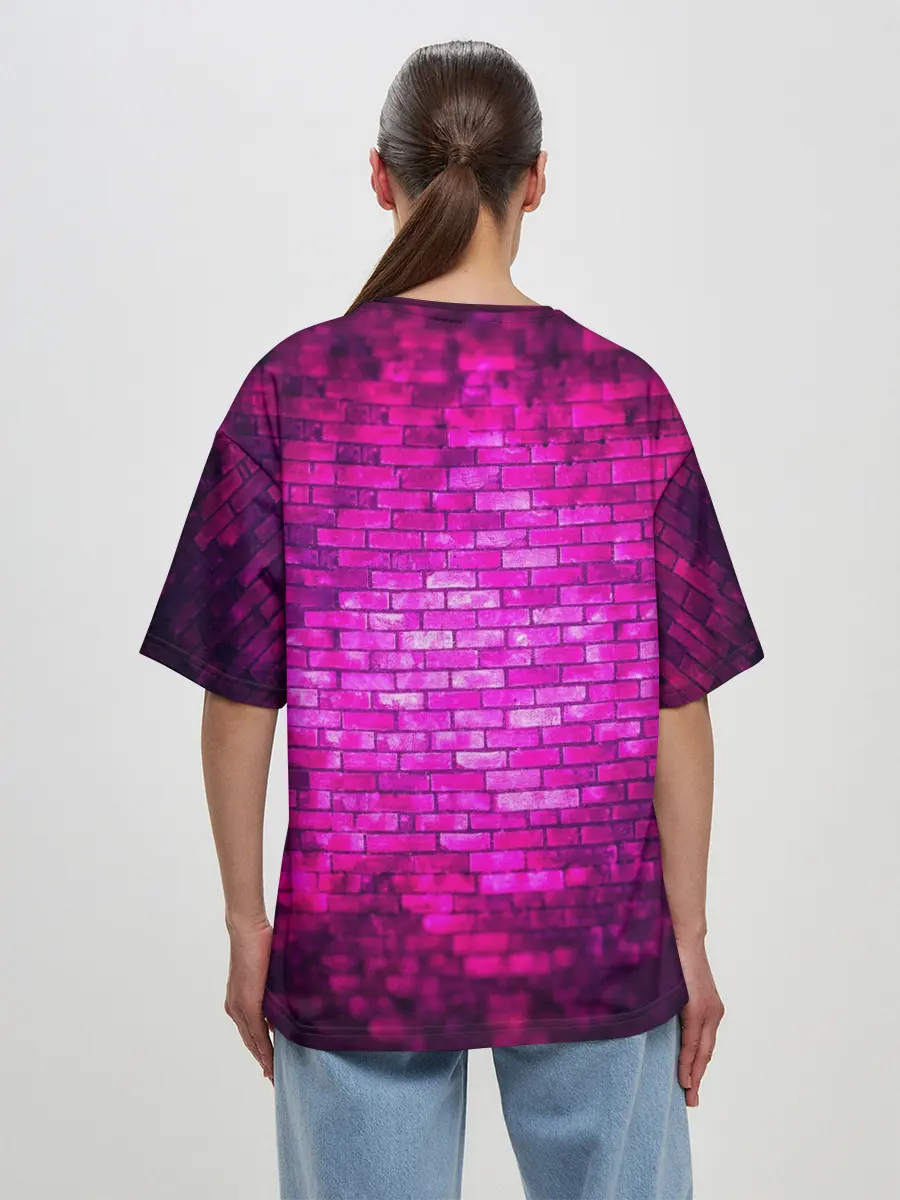 Женская футболка оверсайз / Скид и Памп