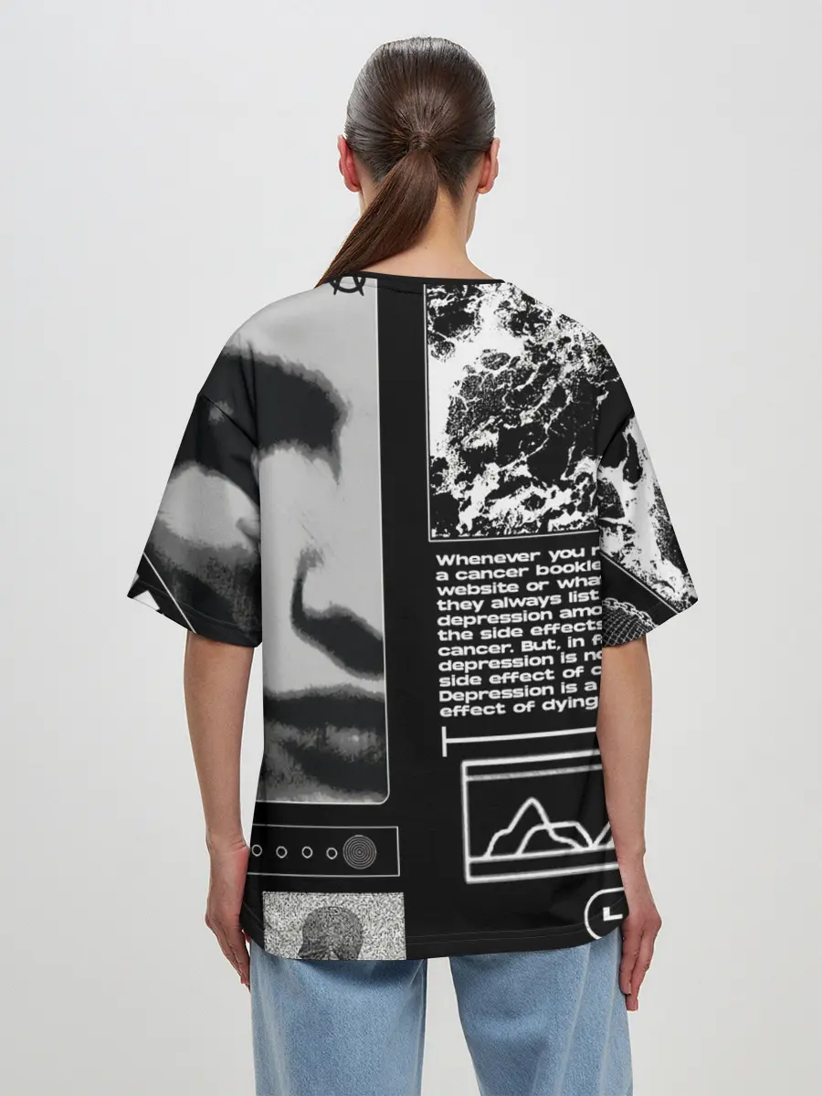 Женская футболка оверсайз / Abnormal