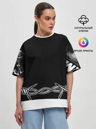 Женская футболка оверсайз / Abnormal