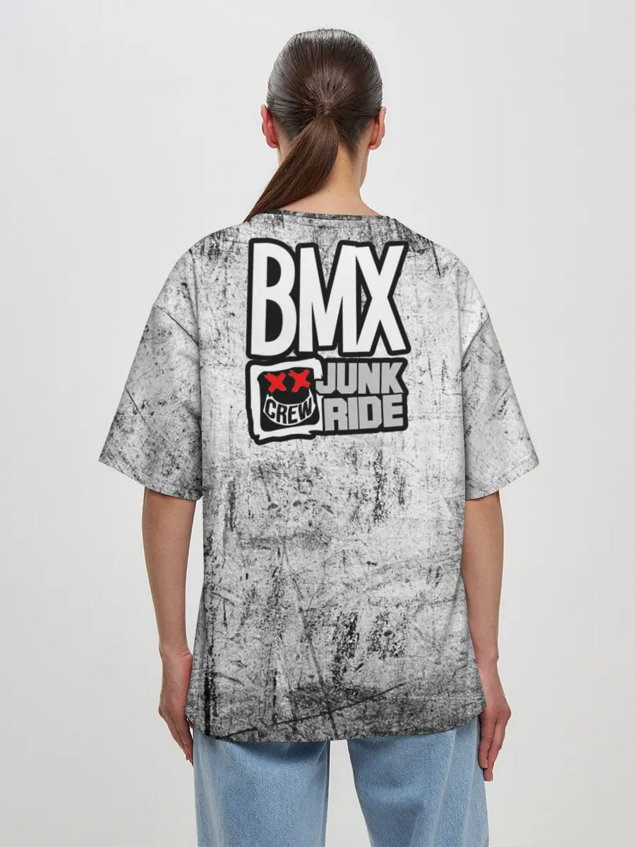Женская футболка оверсайз / Junk Ride