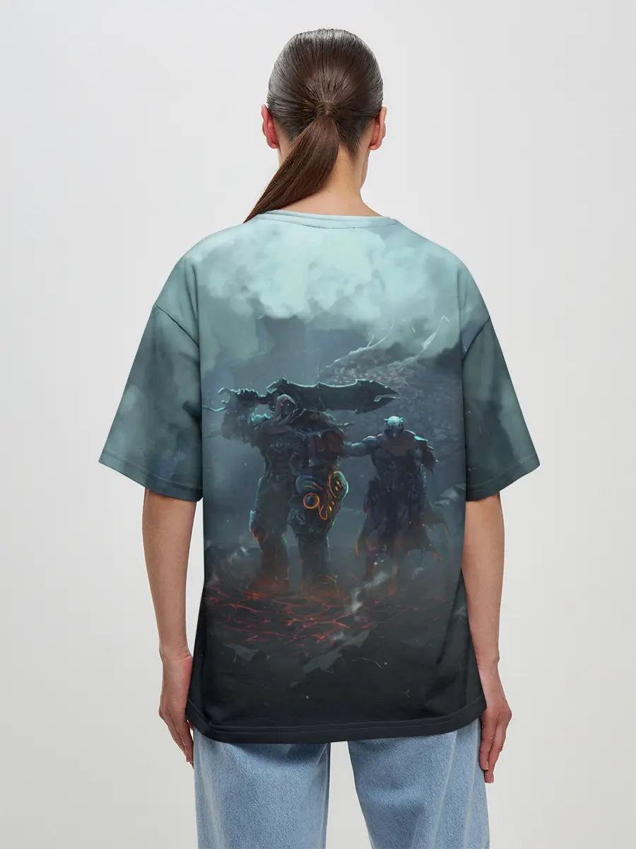 Женская футболка оверсайз / Darksiders | Гнев Войны