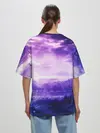 Женская футболка оверсайз / ФИОЛЕТОВЫЙ РАЙ