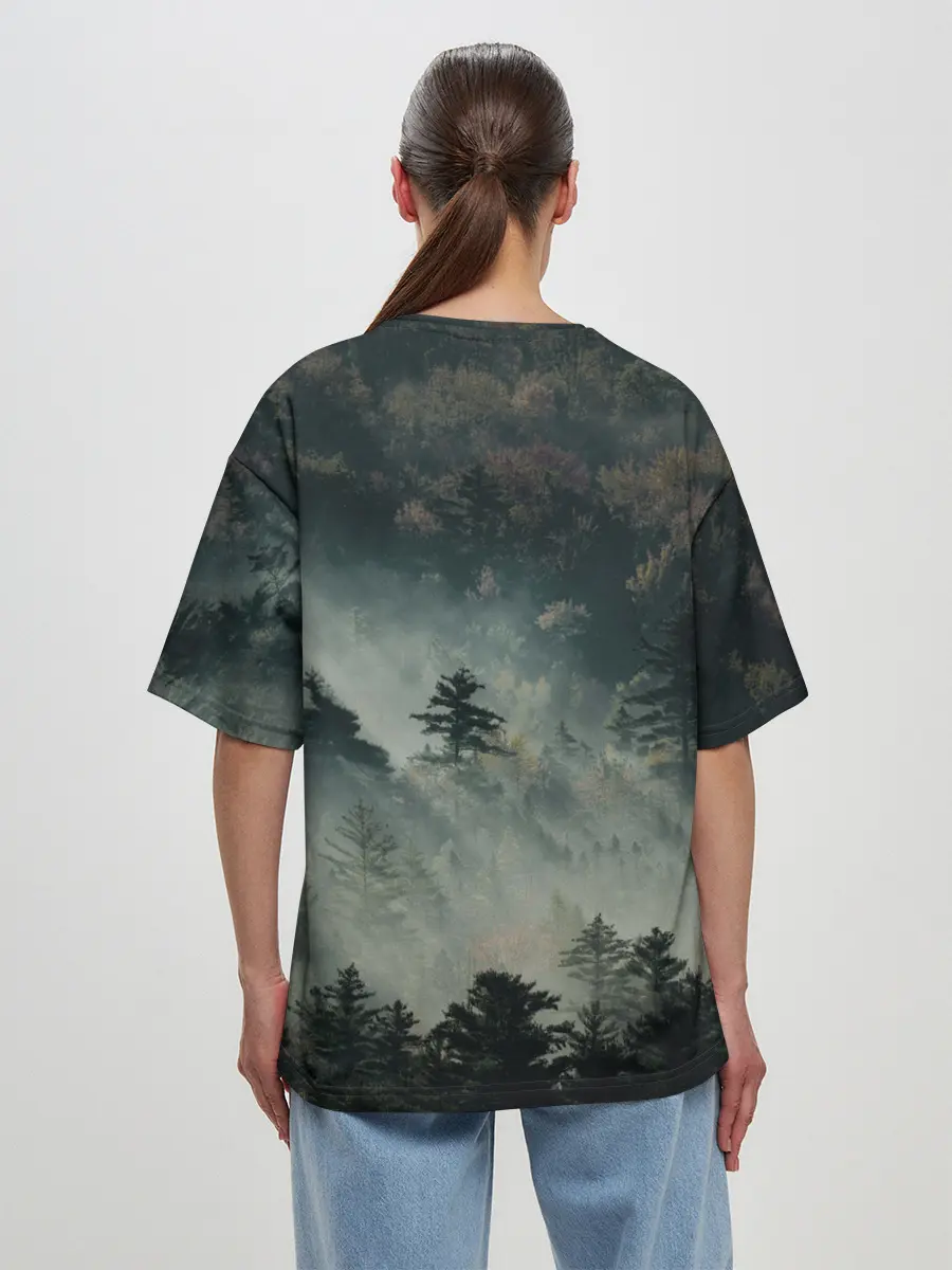 Женская футболка оверсайз / LONE VOLKI | DAYZ