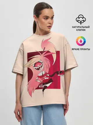 Женская футболка оверсайз / Милаха Черри