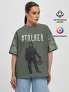 Женская футболка оверсайз / S.T.A.L.K.E.R. | С.Т.А.Л.К.Е.Р