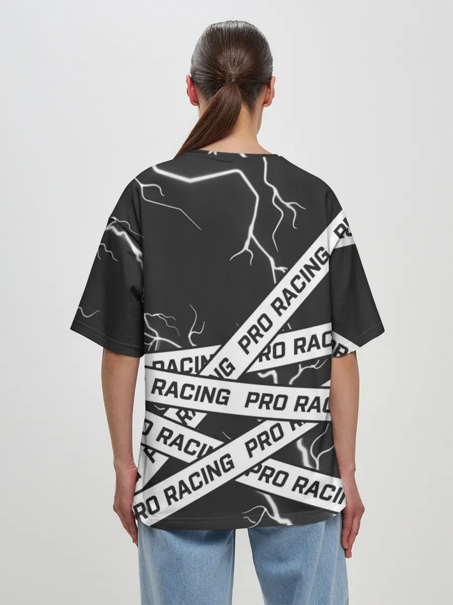 Женская футболка оверсайз / Peugeot - Racing