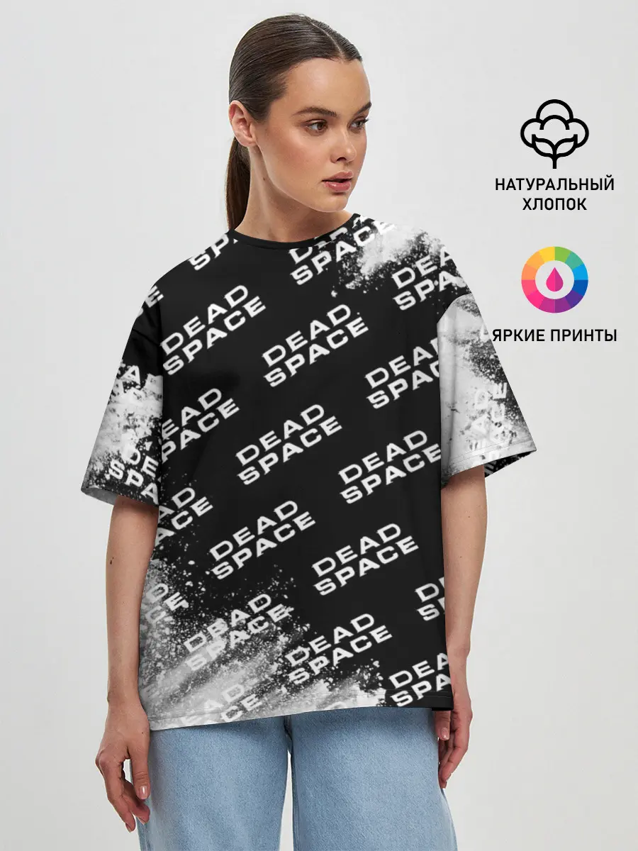 Женская футболка оверсайз / Dead Space - Exposion