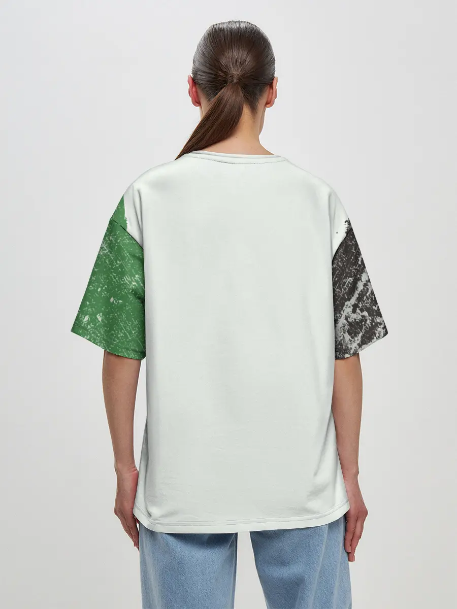 Женская футболка оверсайз / Хяккимару и Такебо | Дороро