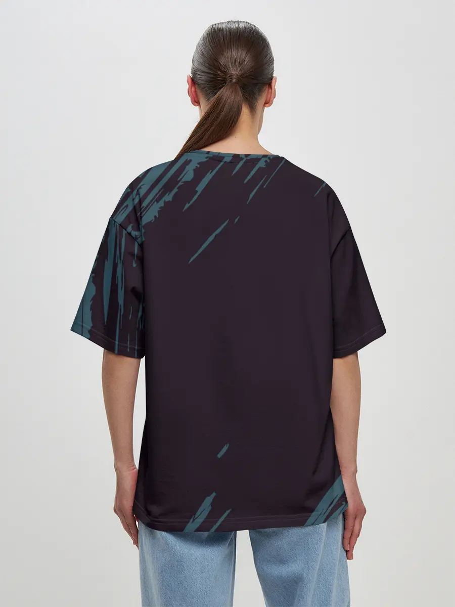 Женская футболка оверсайз / SONIC | СОНИК