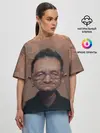 Женская футболка оверсайз / БОНО | U2 | Ю ТУ