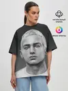 Женская футболка оверсайз / EMINEM | ЭМИНЕМ