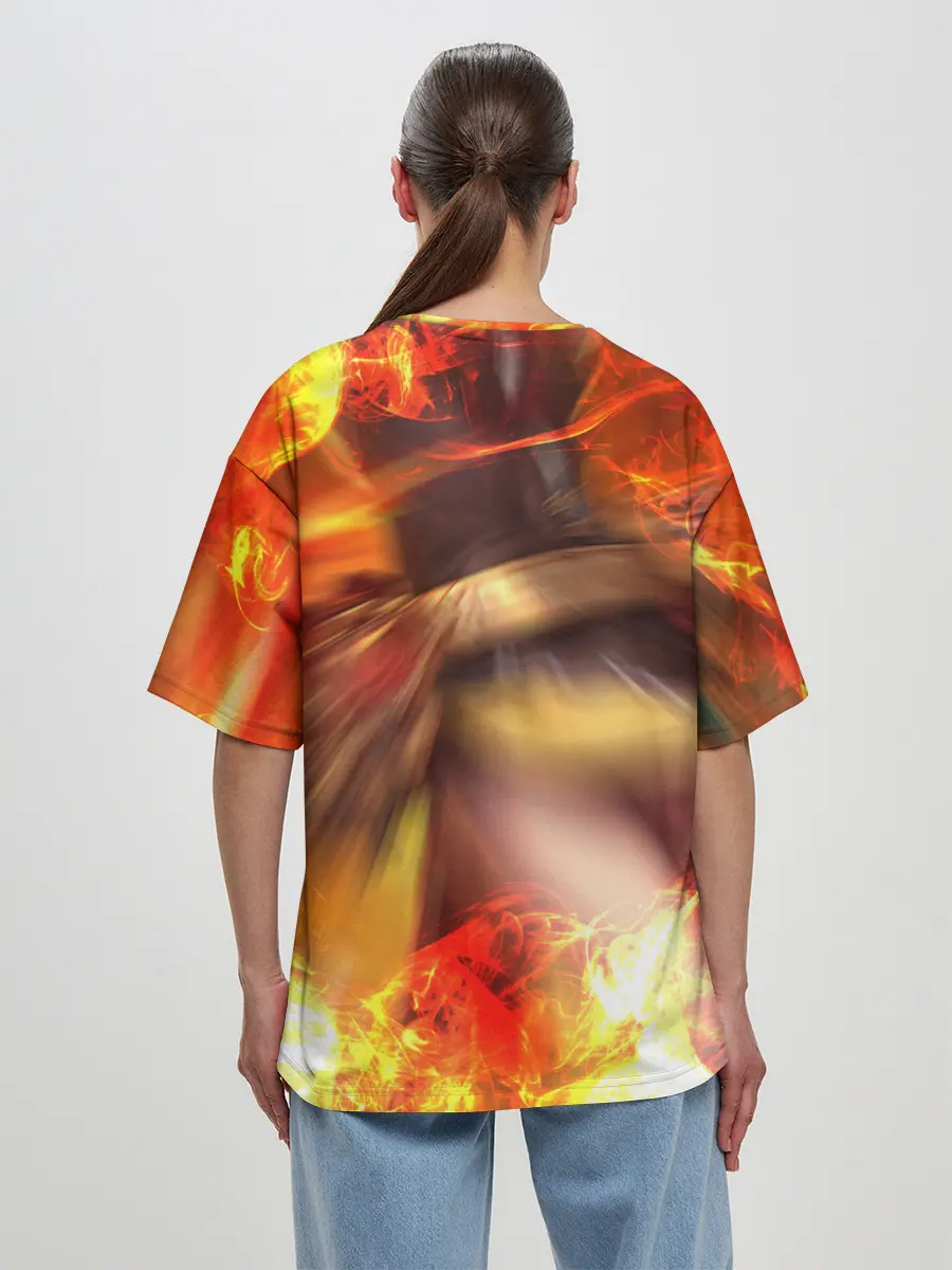 Женская футболка оверсайз / Сян Лин | Genshin Impact