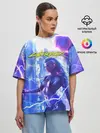 Женская футболка оверсайз / CYBERPUNK 2077 | КИБЕРПАНК