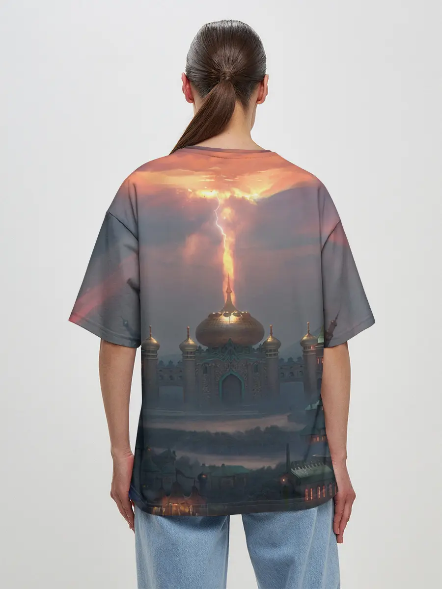 Женская футболка оверсайз / Heroes of Might and Magic | HoM