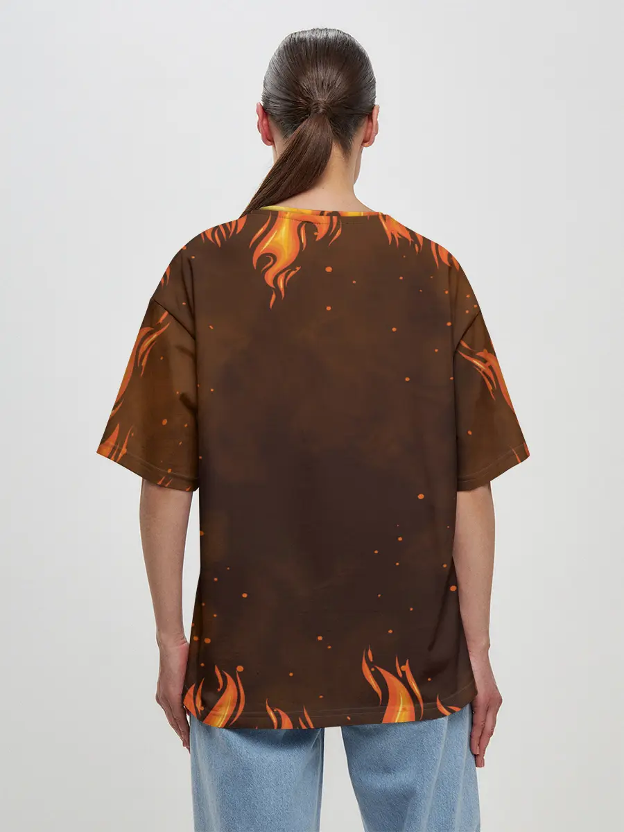 Женская футболка оверсайз / Haikyu | Волейбол