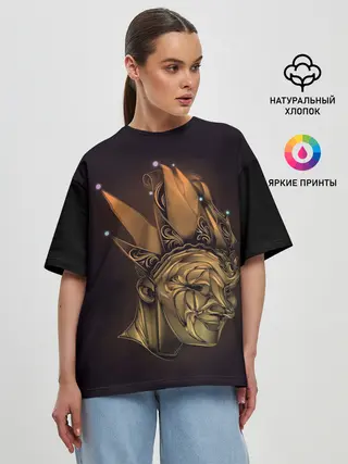 Женская футболка оверсайз / Brejcha