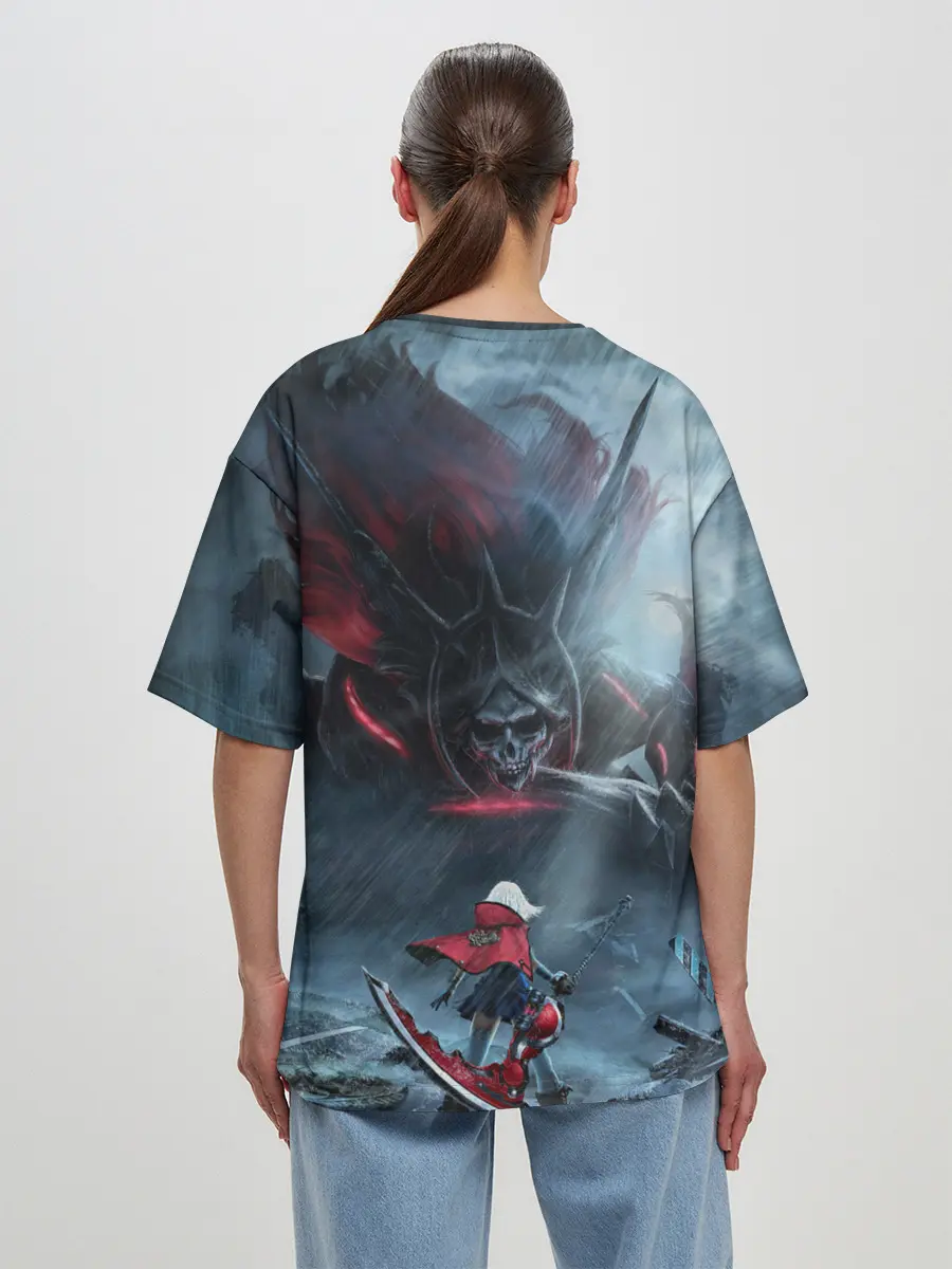 Женская футболка оверсайз / Ай | Хранительница могил