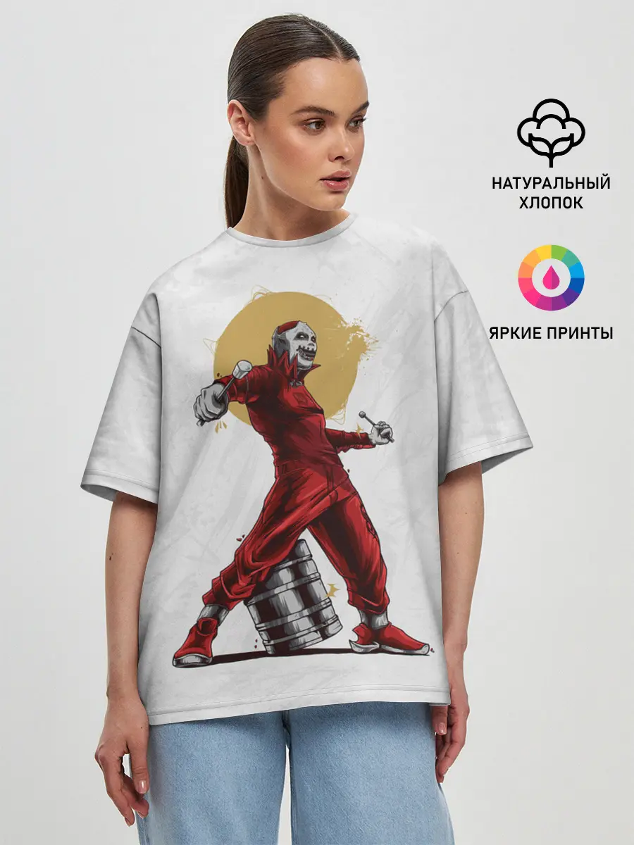 Женская футболка оверсайз / JOES JORDISON | SLIPKNOT | СЛИПКНОТ