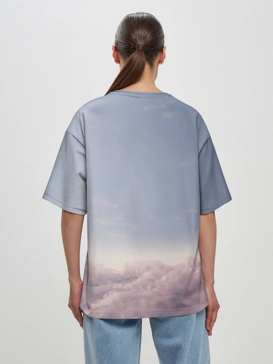 Женская футболка оверсайз / No mans sky