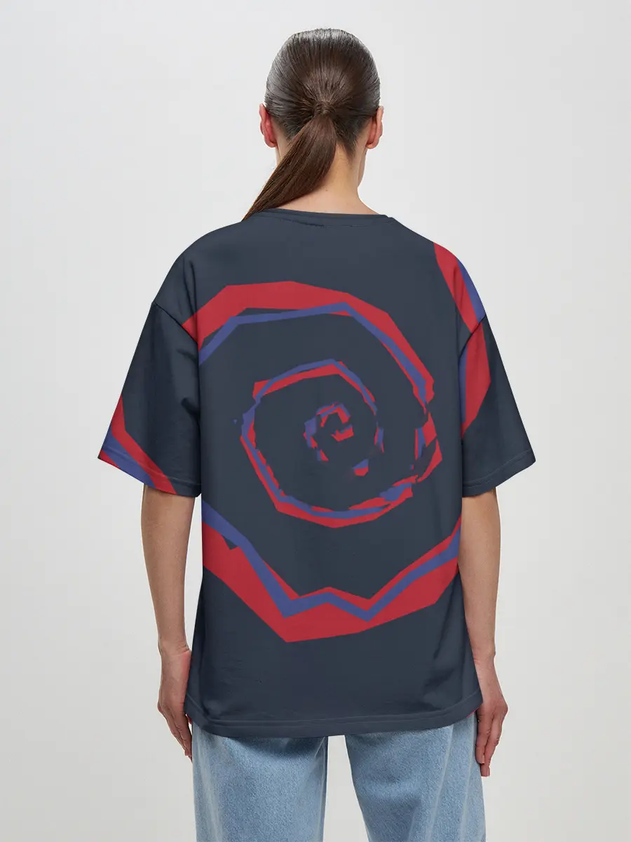 Женская футболка оверсайз / Пришелец с планеты Галлифрей