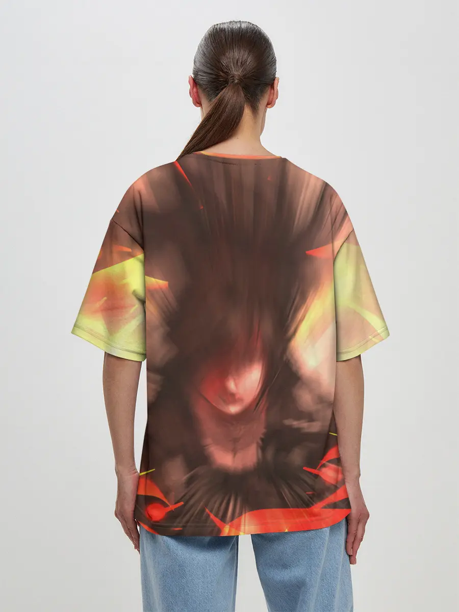 Женская футболка оверсайз / Хяккимару | Такебо | Дороро